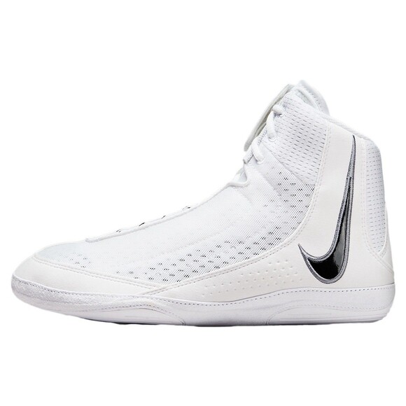 Size 9.5 Nike Inflict 4 White Black Mens Wrestling Shoes HM9674-100 main image 5